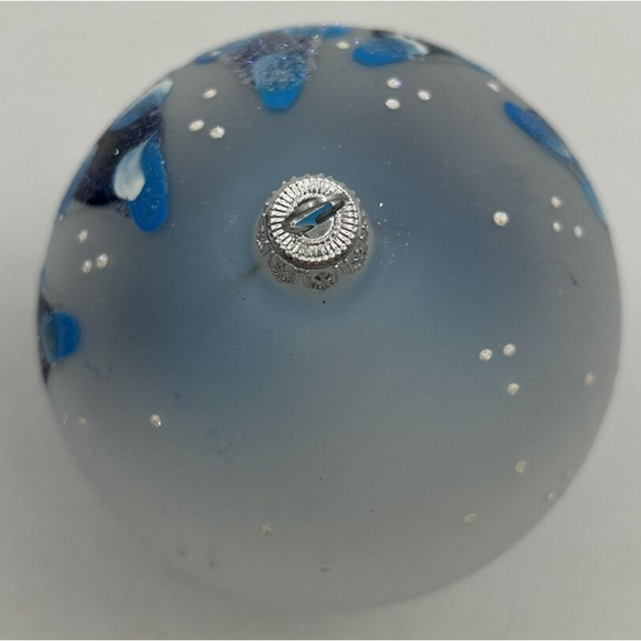 Bellagio Italian Blown Glass Hand Painted Christmas Ornament U255 - Picture 6 of 6